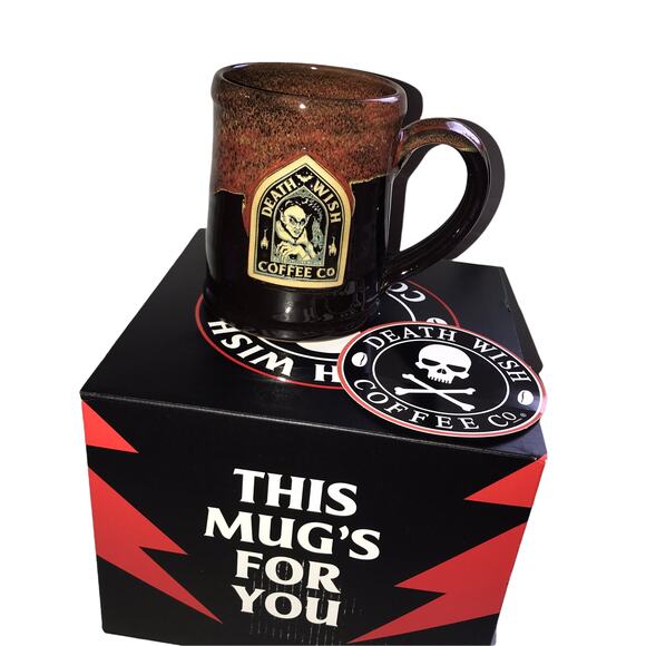 Death Wish Nosferatu Limited Edition Deneen Pottery Mug NEW 1365/4000 - Picture 2 of 10